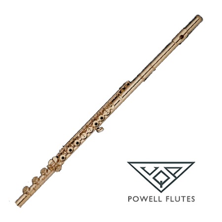 파우웰 플룻/플루트 핸드메이드 커스텀 플룻19.5K + 10K 키 올골드 (SR톤홀)
